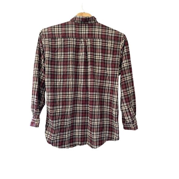 Carhartt Mens Red Plaid Long Sleeve Pocket Western Button Down Shirt XL Tall - Picture 3 of 7